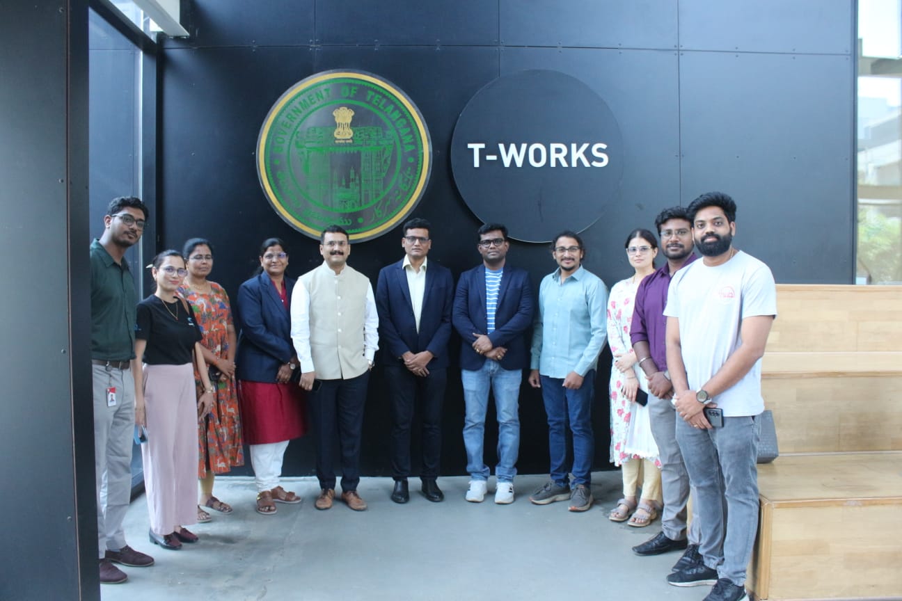 Innovation delegation visit to T-Works, Hyderabad
